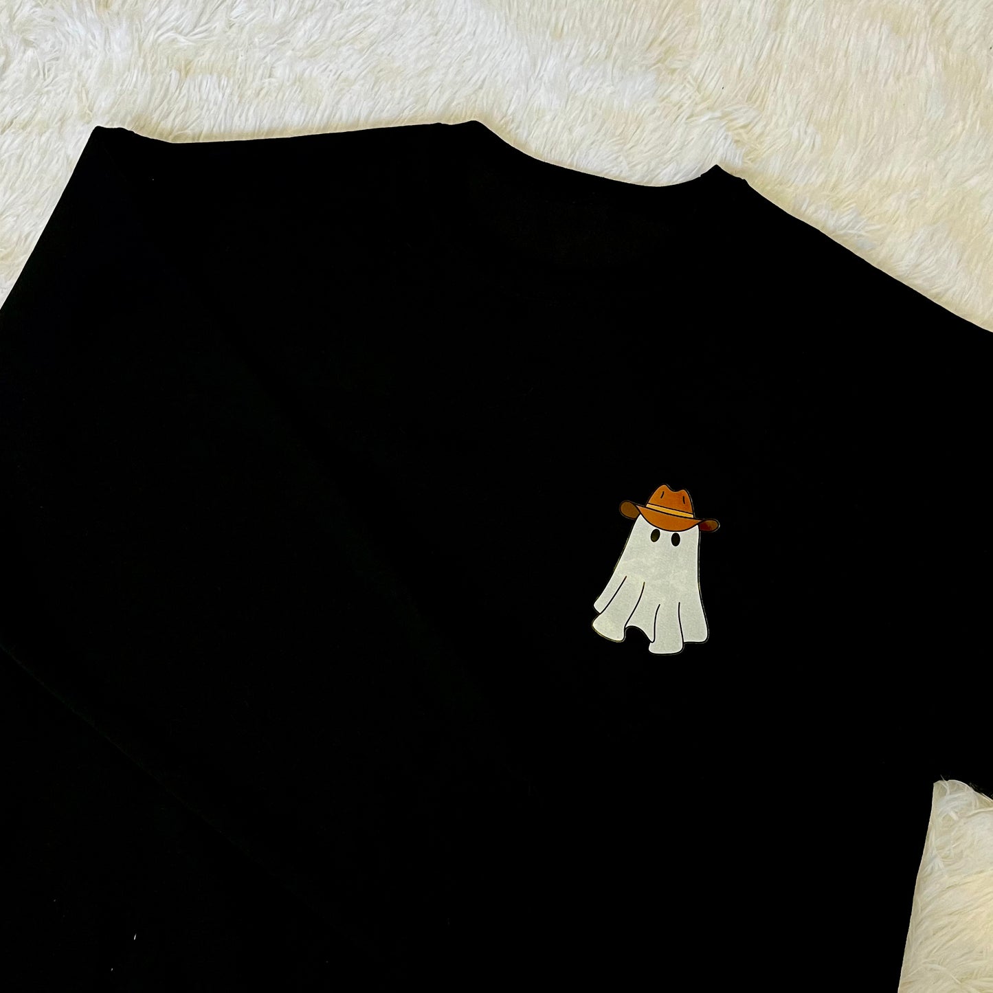 Cowboy Ghost Disco Screen Printed Crewneck ðŸ¤