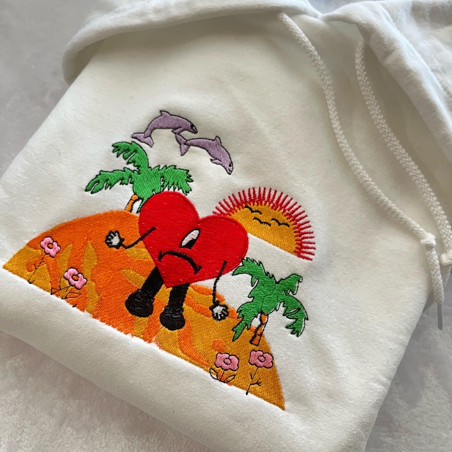 Bad Bunny Un Verano Sin Ti Album Embroidered Crewneck