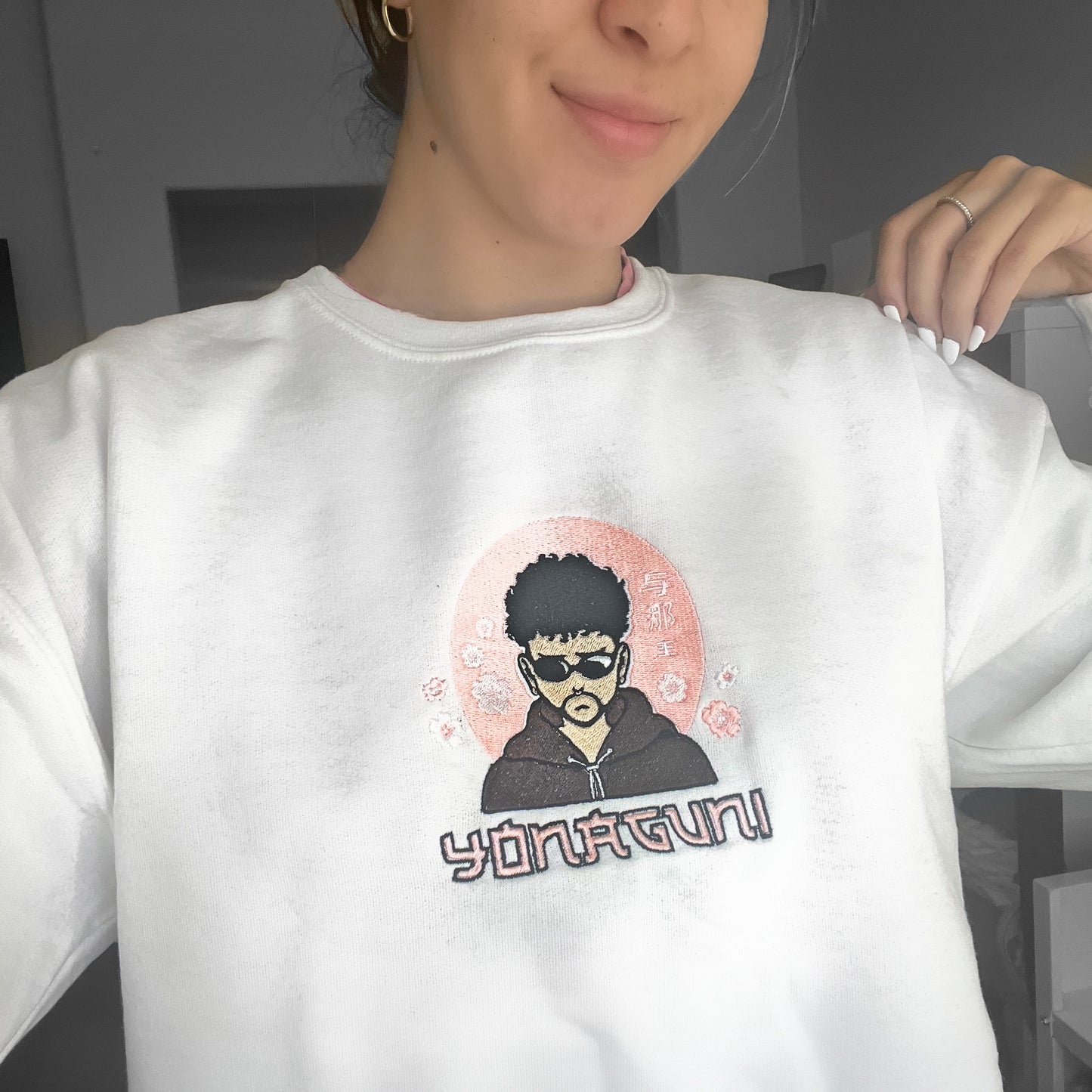 Bad Bunny YONAGUNI Embroidered Crewneck