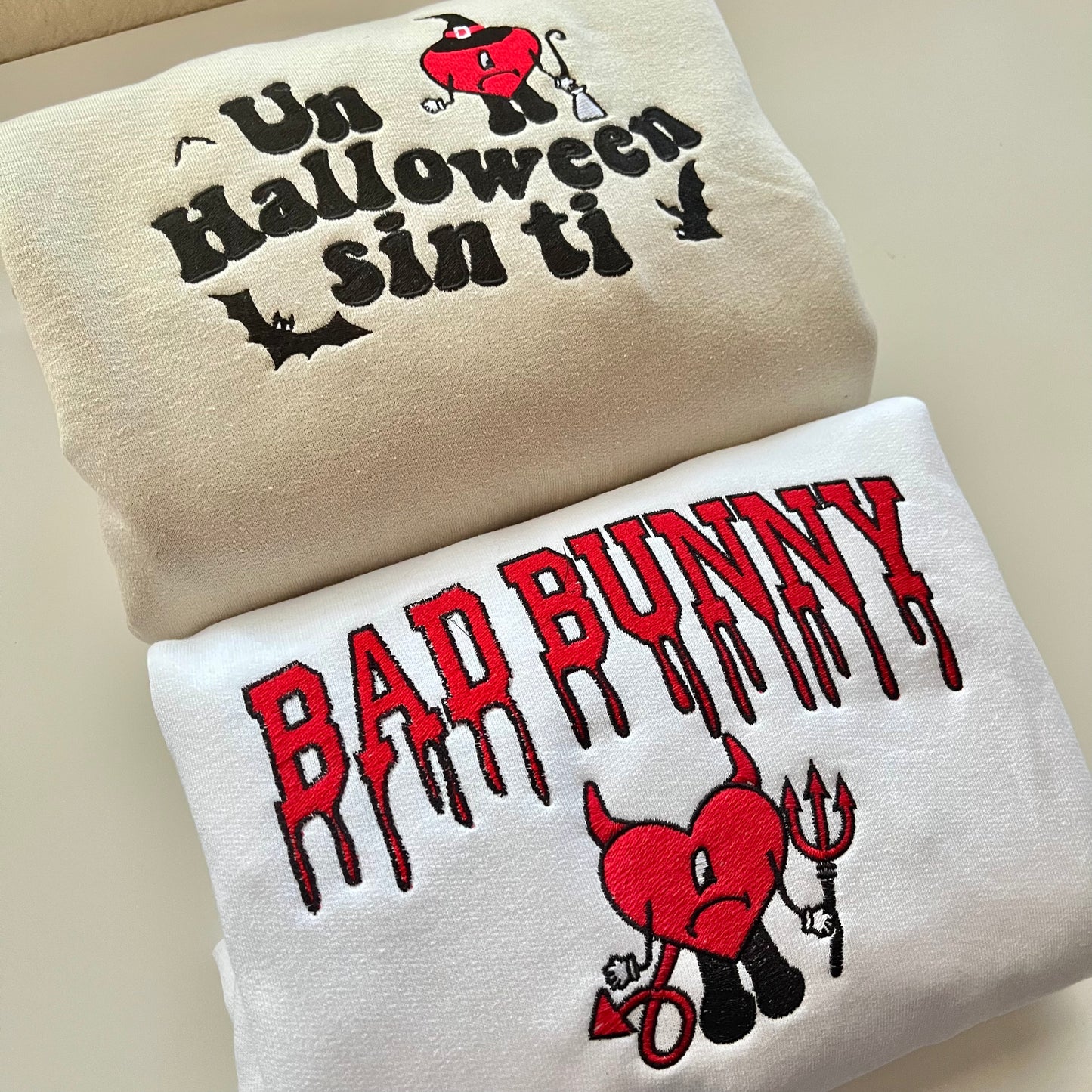 Devil Costume Un Verano Sin Ti Bad Bunny X Halloween Crewneck