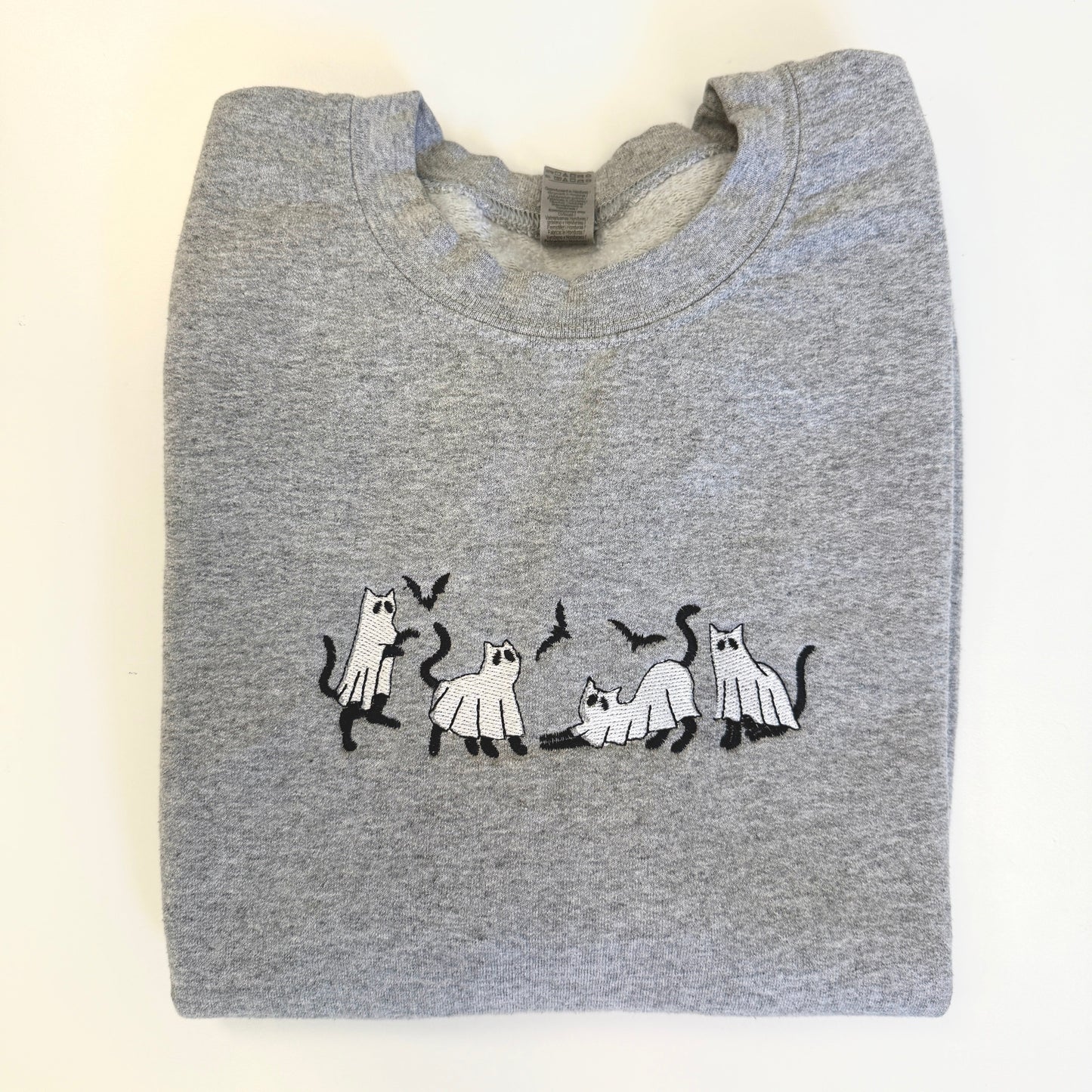 Spooky Ghoul Cats Crewneck Sweatshirt