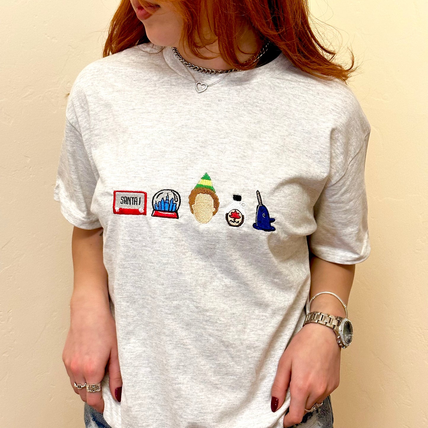 Elf Movie Embroidered T Shirt