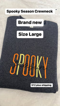 Load image into Gallery viewer, Spooky Season Embroidered Crewneck  - Story sale
