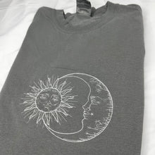 Load image into Gallery viewer, Sun and Moon Embroidered tee
