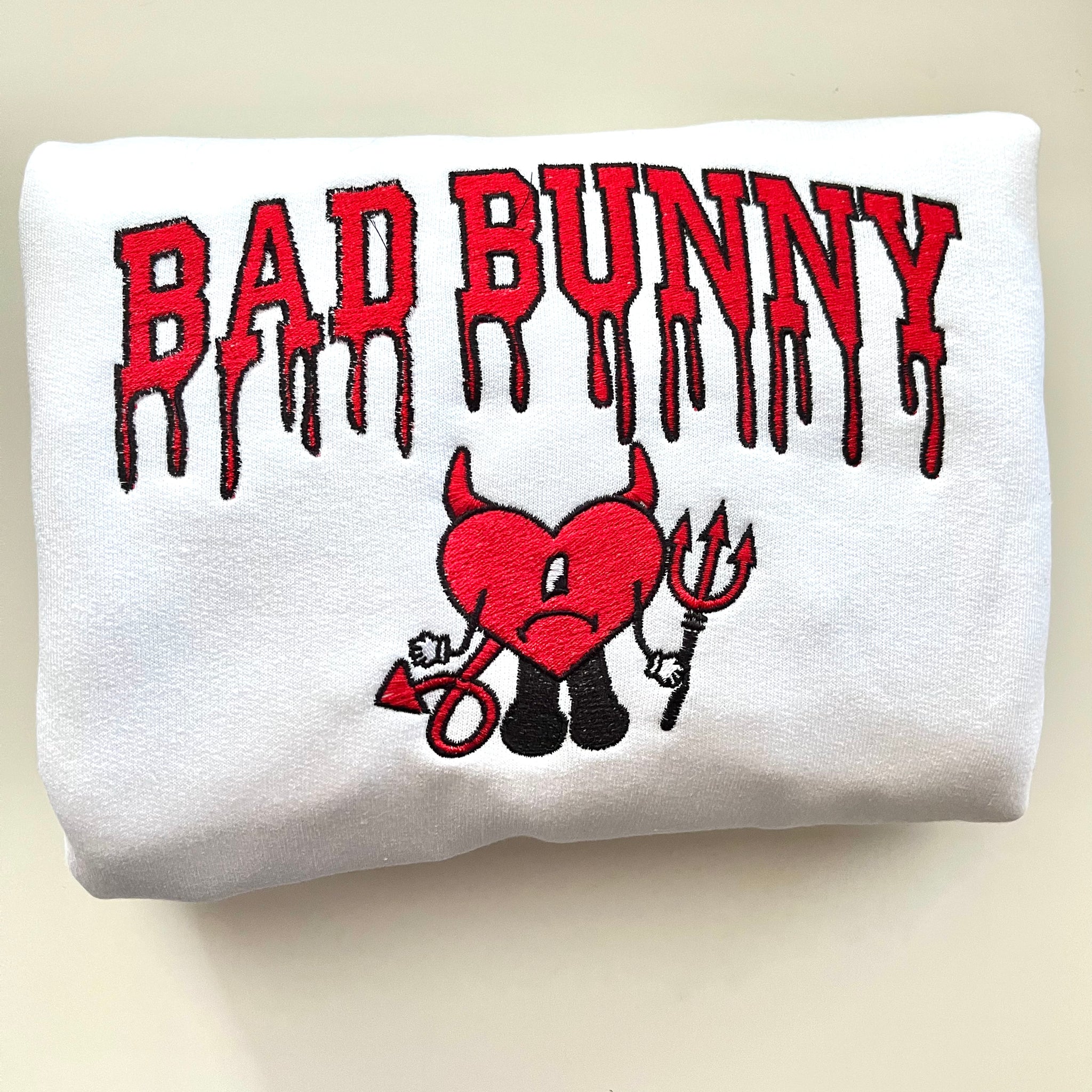 Devil Costume Un Verano Sin Ti Bad Bunny X Halloween Crewneck –  Oceanandsun-co