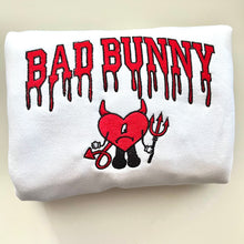 Load image into Gallery viewer, Devil Costume Un Verano Sin Ti Bad Bunny X Halloween Crewneck
