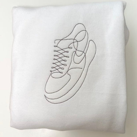 Shoe Embroidered Crewneck