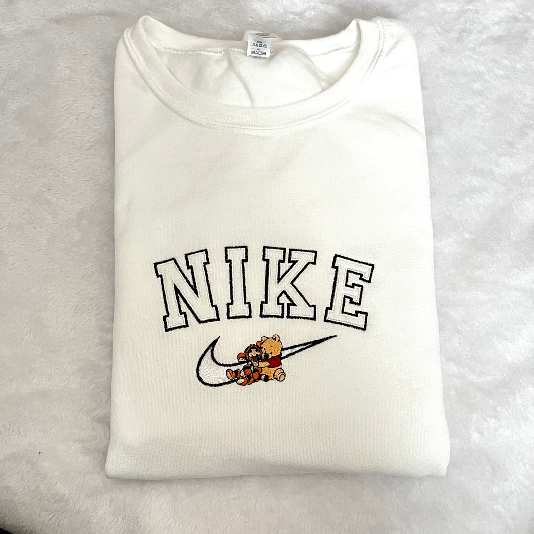 Tigger and Pooh Embroidered Crewneck  - Story sale