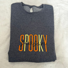 Load image into Gallery viewer, Spooky Season Embroidered Crewneck  - Story sale
