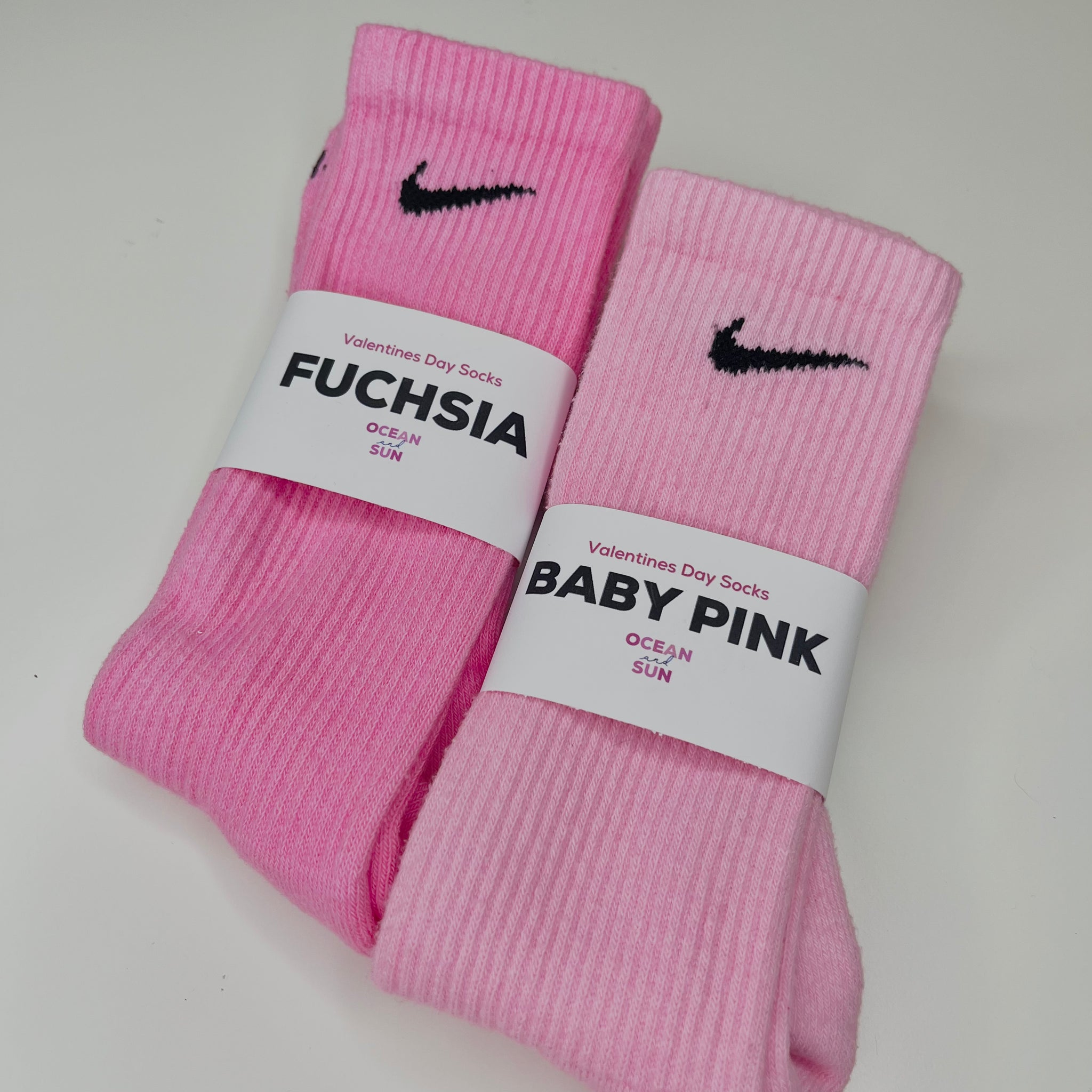 pauze breuk Opa Baby Pink Nike Socks – Oceanandsun-co