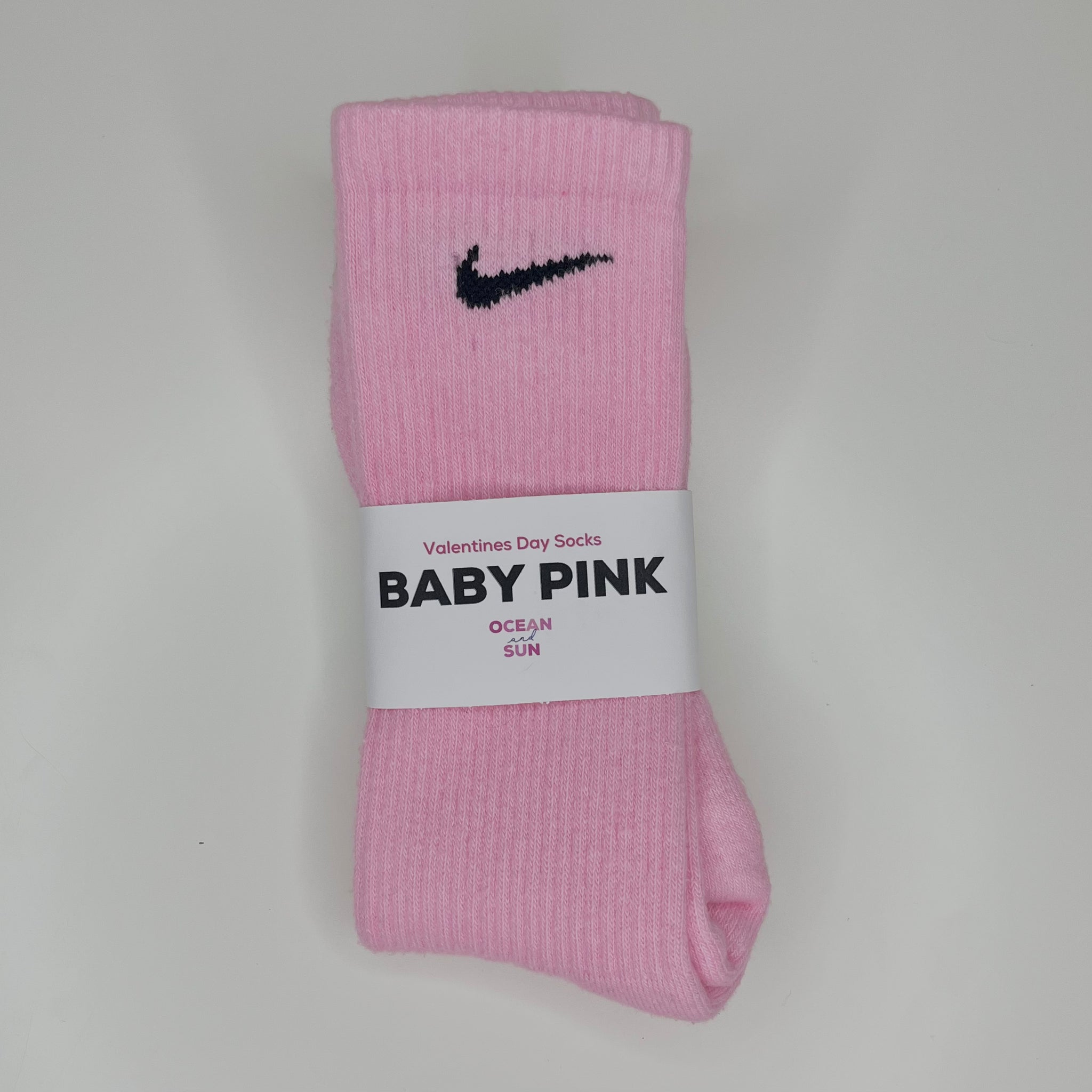 pauze breuk Opa Baby Pink Nike Socks – Oceanandsun-co